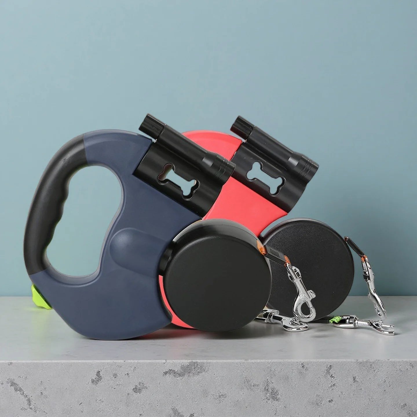 Laisse à Enrouleur Automatique avec LED Intégrée